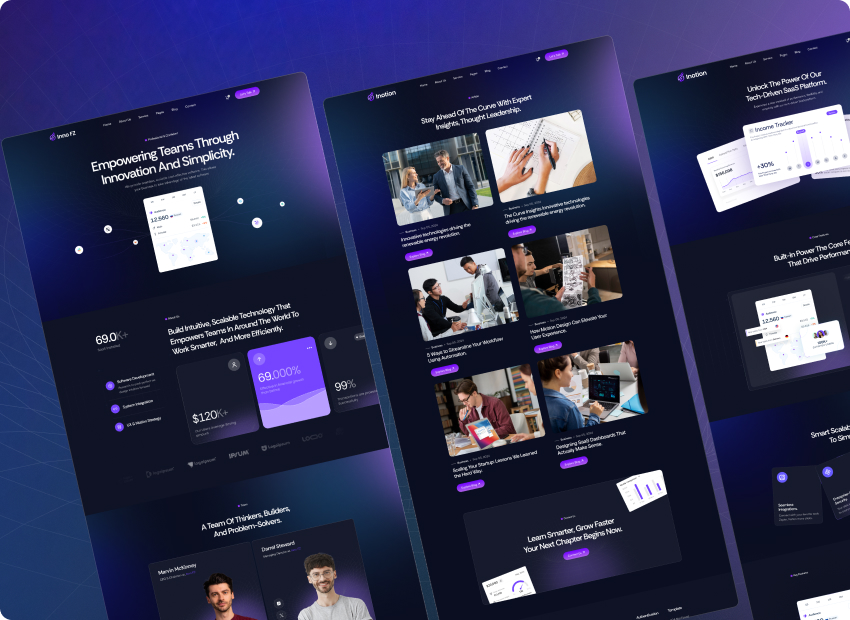 Inotion – Technology SaaS Webflow Template