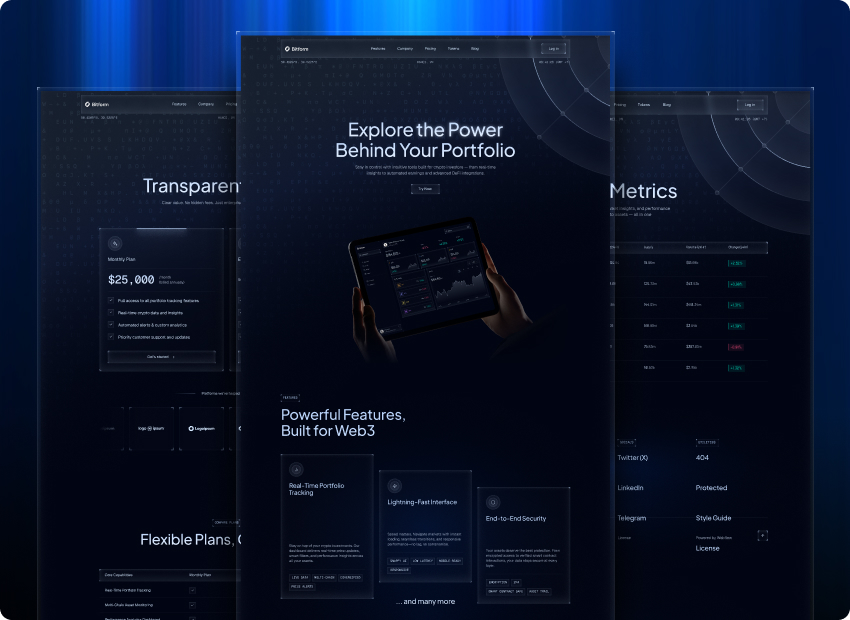 Bitform – Crypto Trading Webflow Template