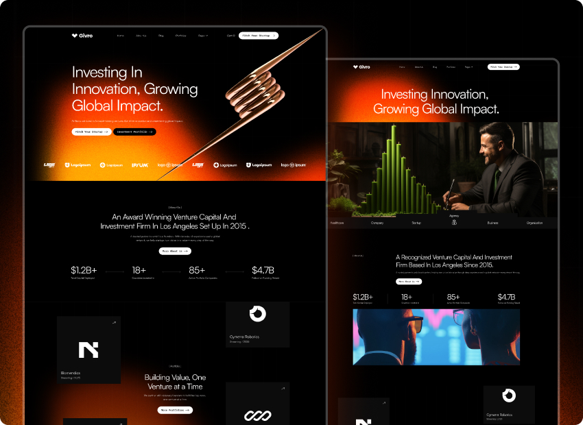 Givro – Investor Webflow Template