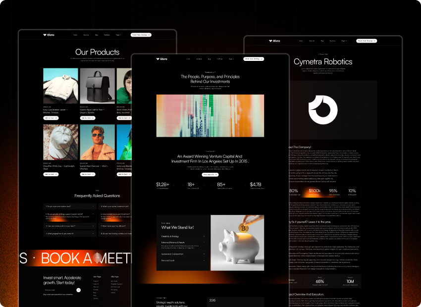 Givro – Investor Webflow Template