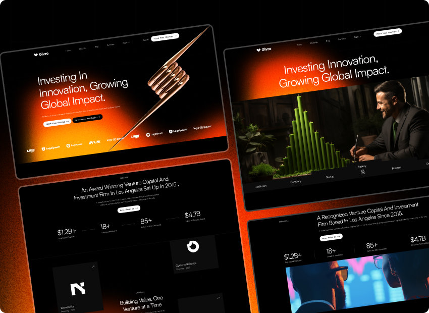 Givro – Investor Webflow Template