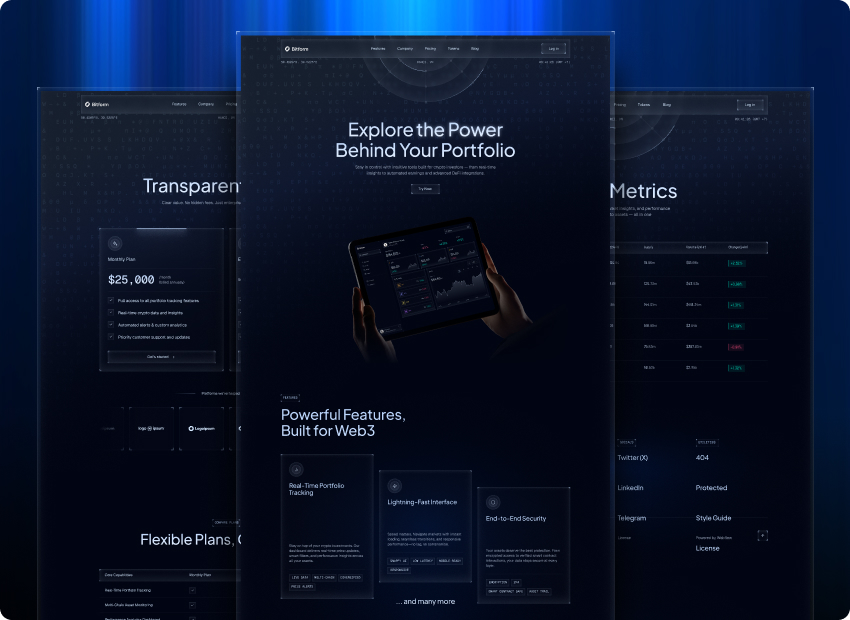 Bitform – Crypto Trading Webflow Template