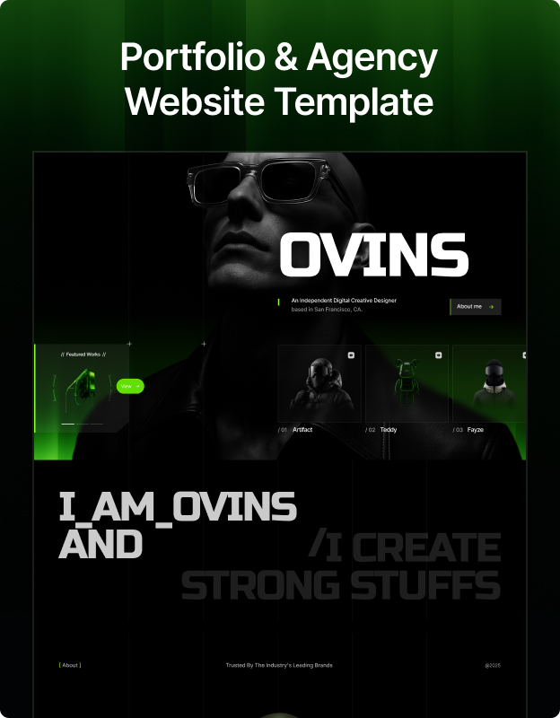 OVINS – Portfolio Webflow Template