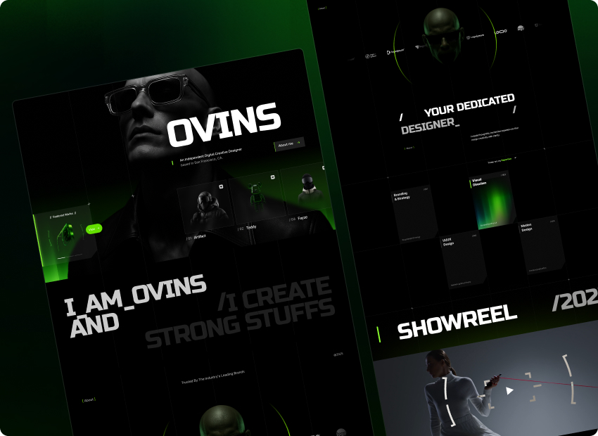 OVINS – Portfolio Webflow Template