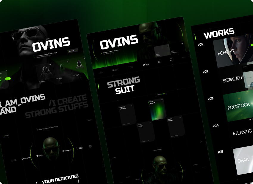 OVINS – Portfolio Webflow Template