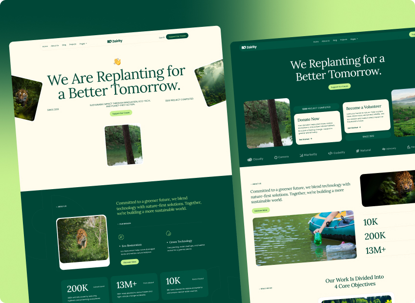 Zairity – Charitable Nonprofit Webflow Template