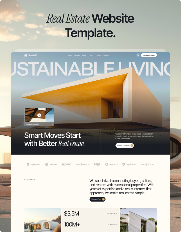 Nivash FZ – Real Estate Webflow Template