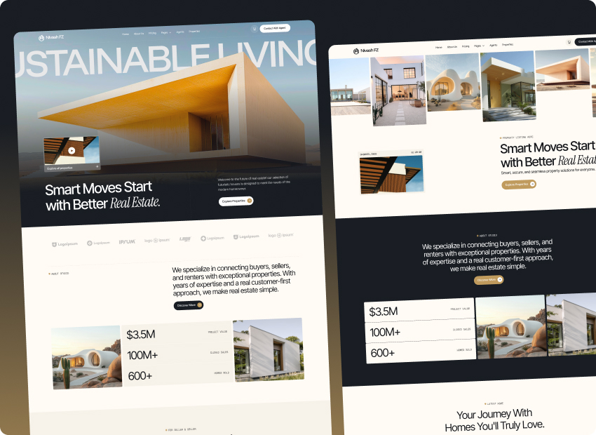 Nivash FZ – Real Estate Webflow Template