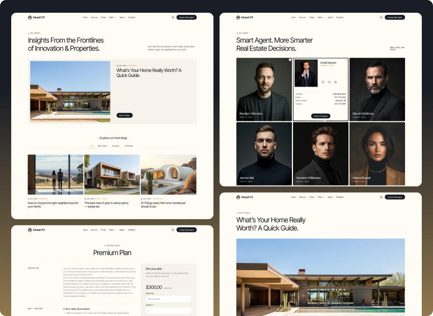 Nivash FZ – Real Estate Webflow Template