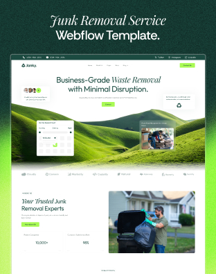Janky - Junk Removal Service Webflow Template Janky - Junk Removal Service Webflow Template