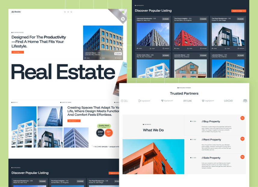 Roosts - Real Estate Webflow Template