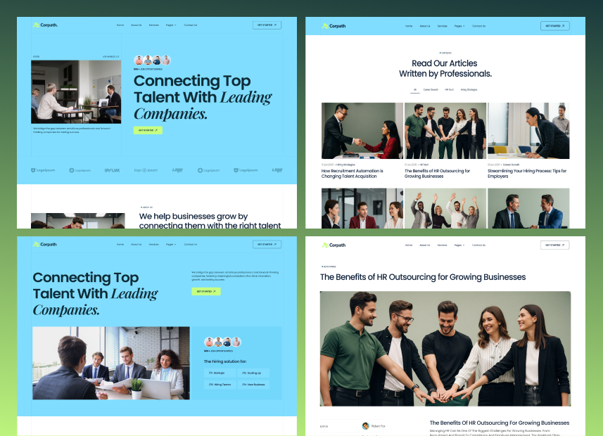 Corpath - HR & Hiring Webflow Template
