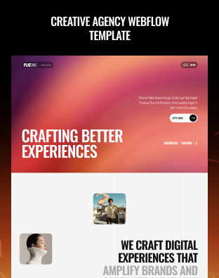 Platonic - Creative Digital Agency Webflow Template.