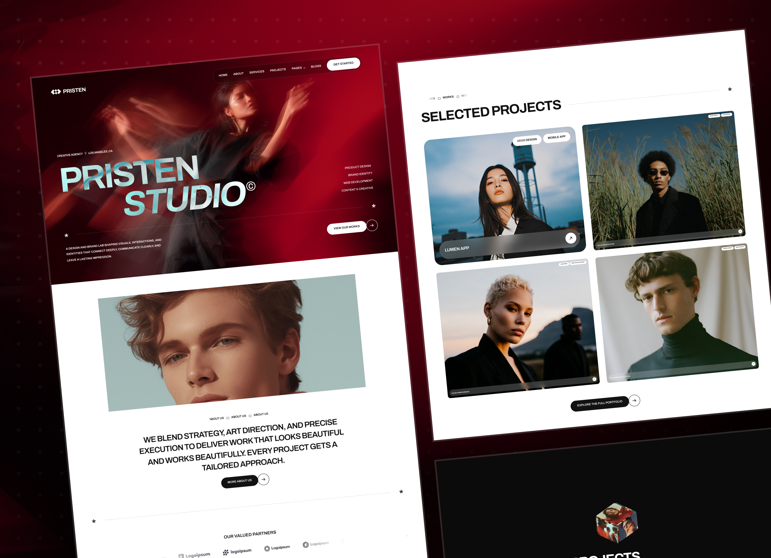 Pristen - Creative Digital Agency Webflow Template