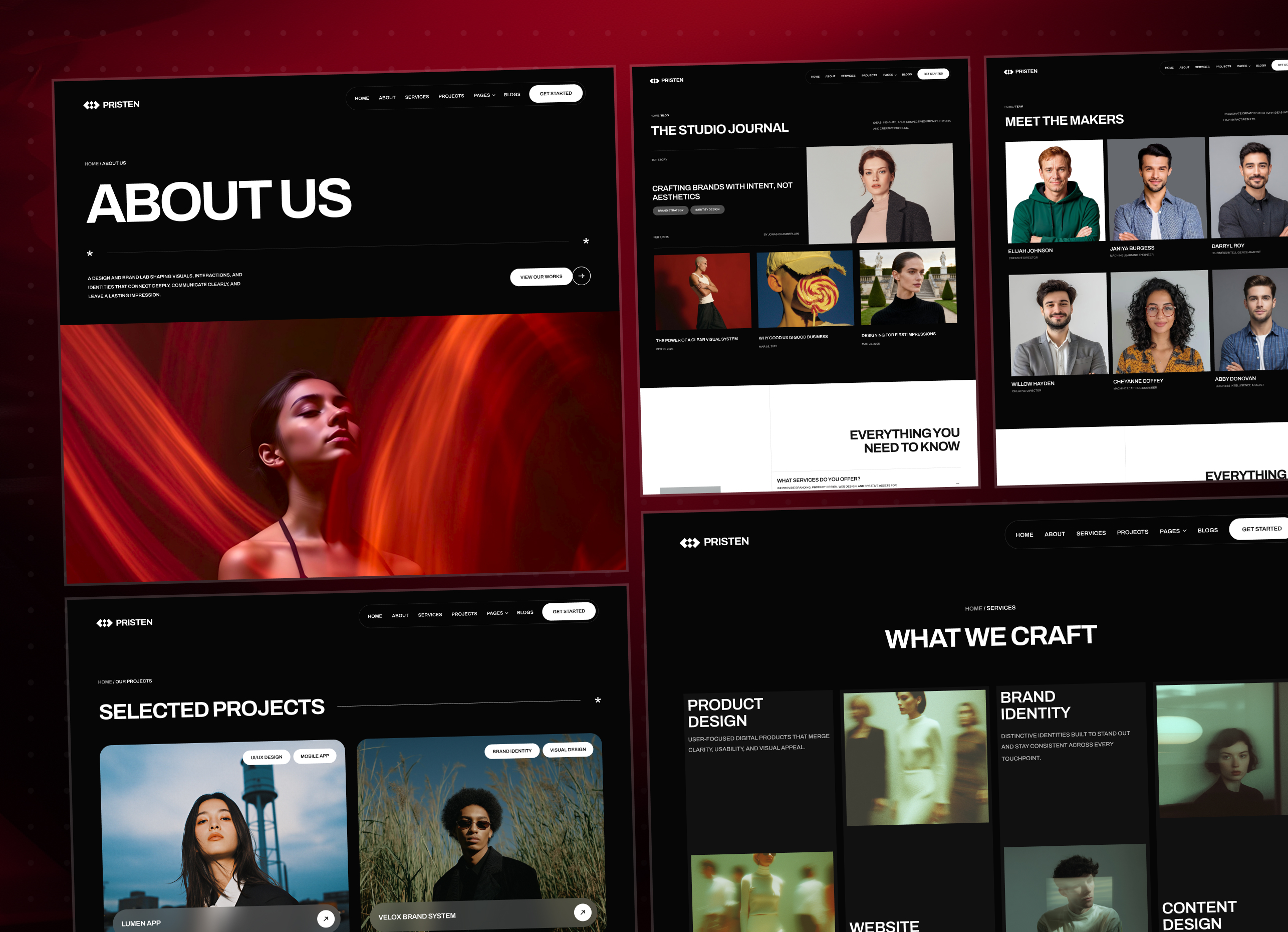 Pristen - Creative Digital Agency Webflow Template