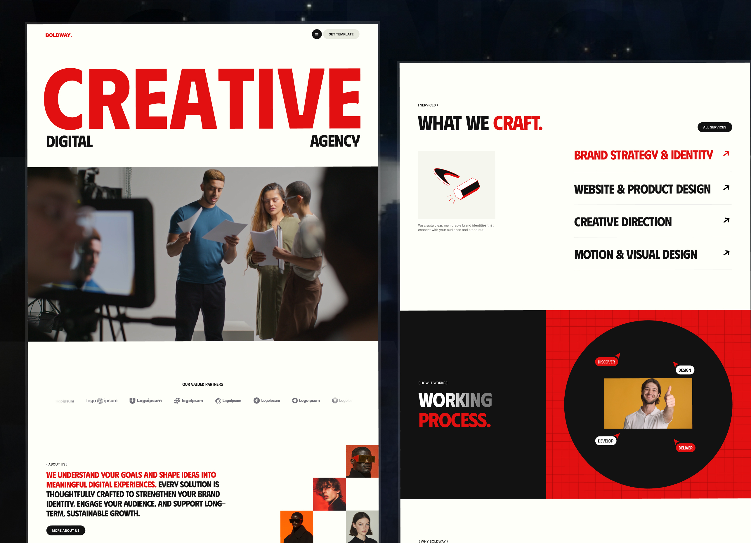 Blodway - Creative Digital Agency Webflow Template.