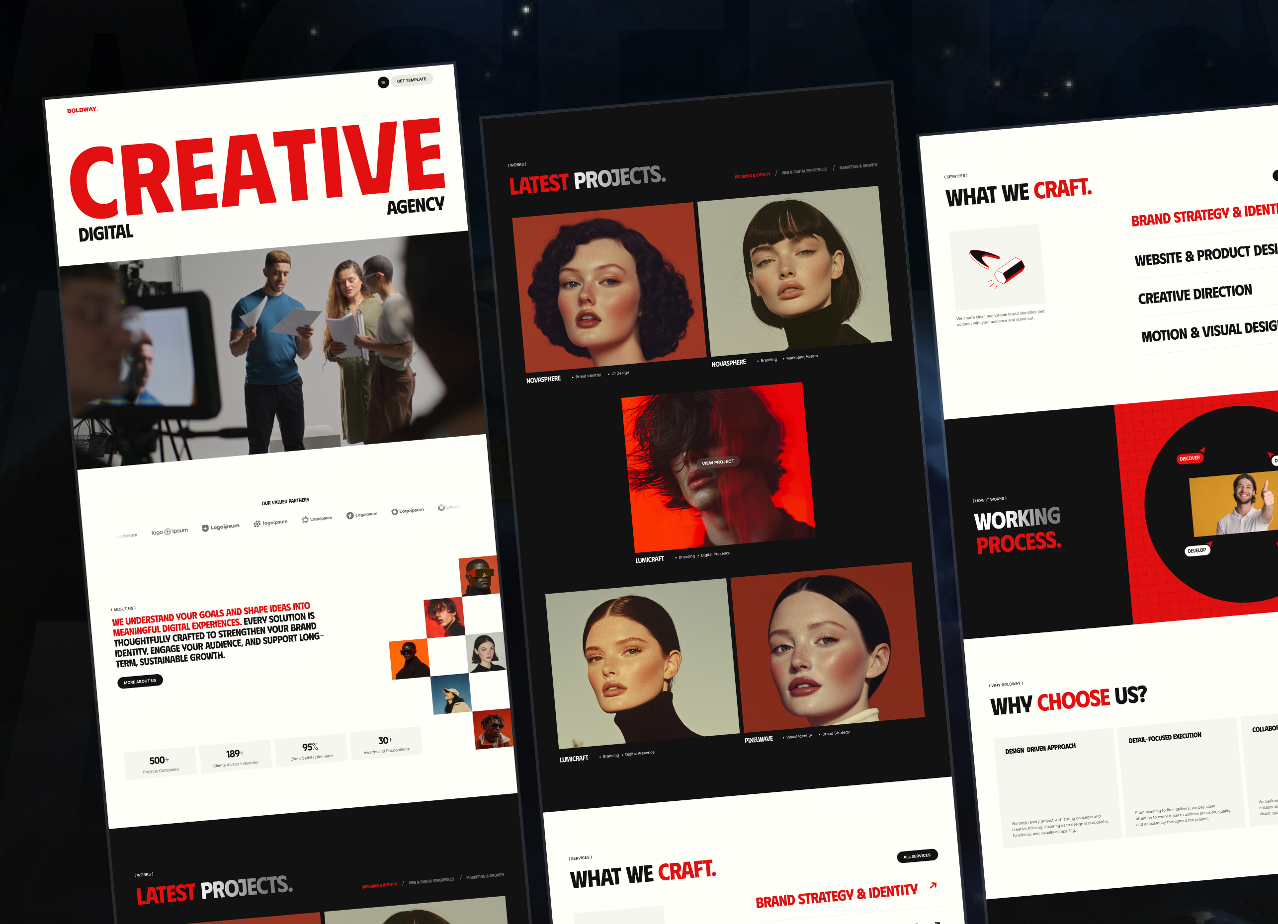 Blodway - Creative Digital Agency Webflow Template.