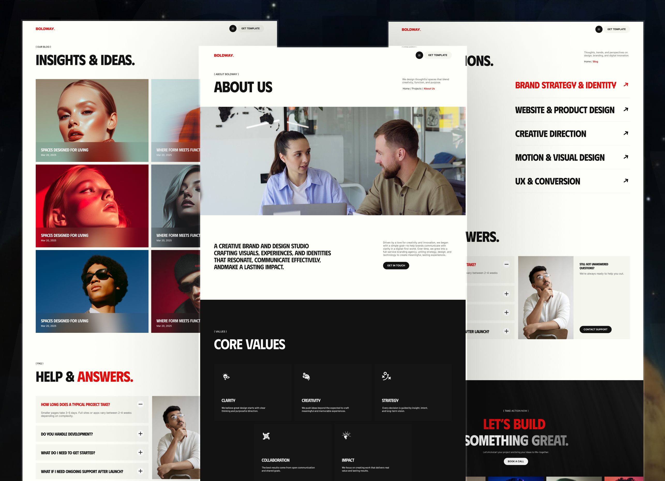 Blodway - Creative Digital Agency Webflow Template.
