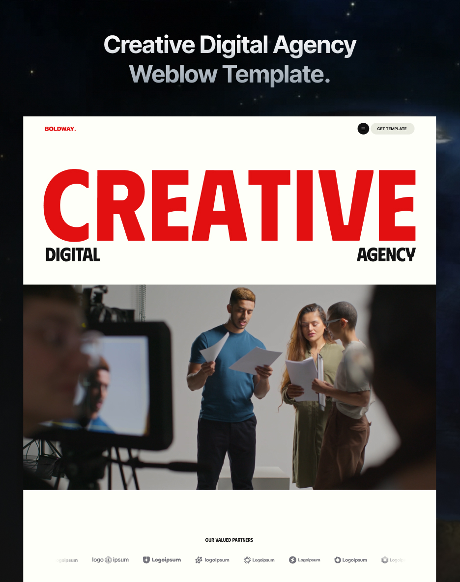 Blodway - Creative Digital Agency Webflow Template.