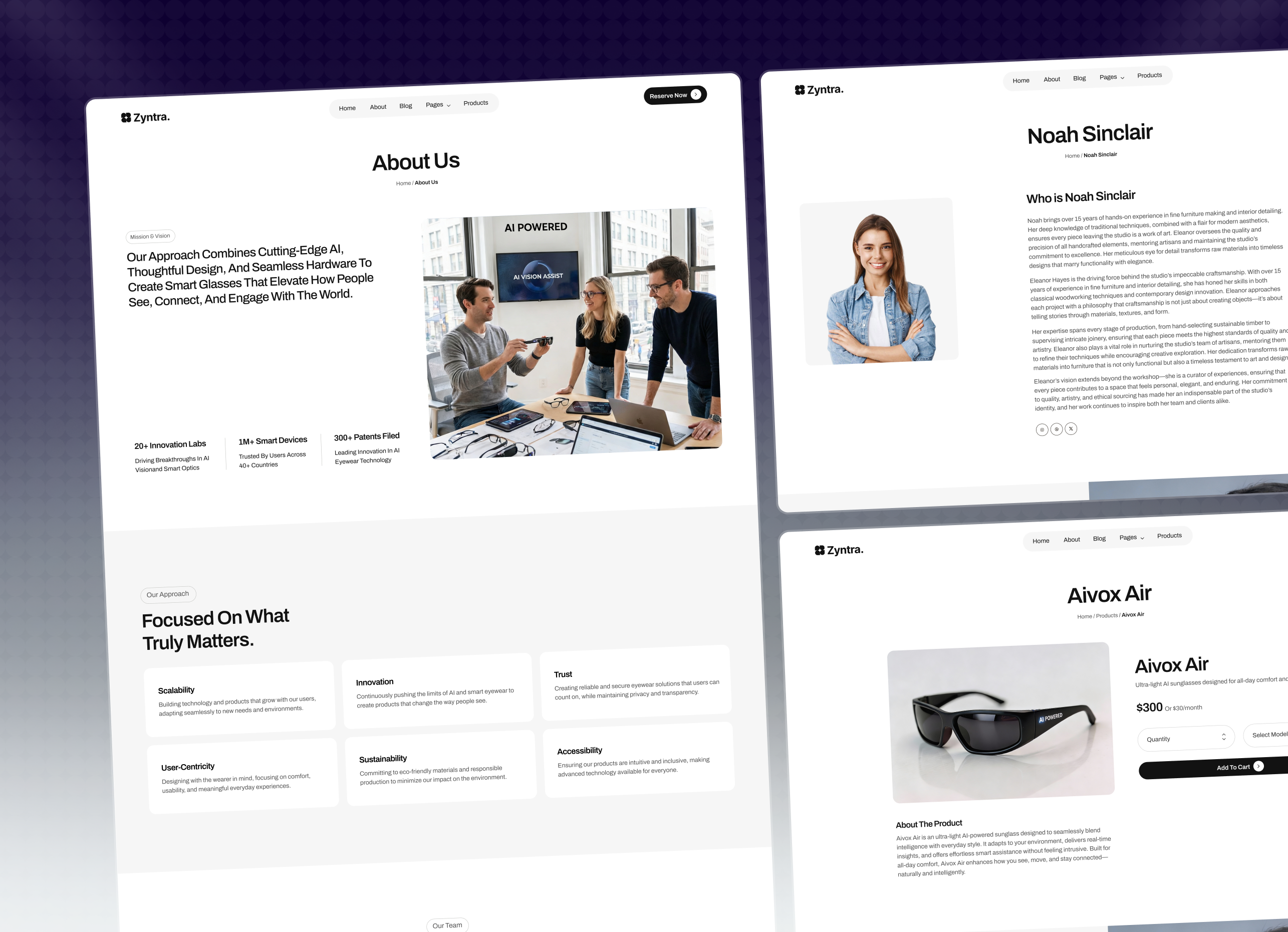 Zyntre - AI Gadget Webflow Template.