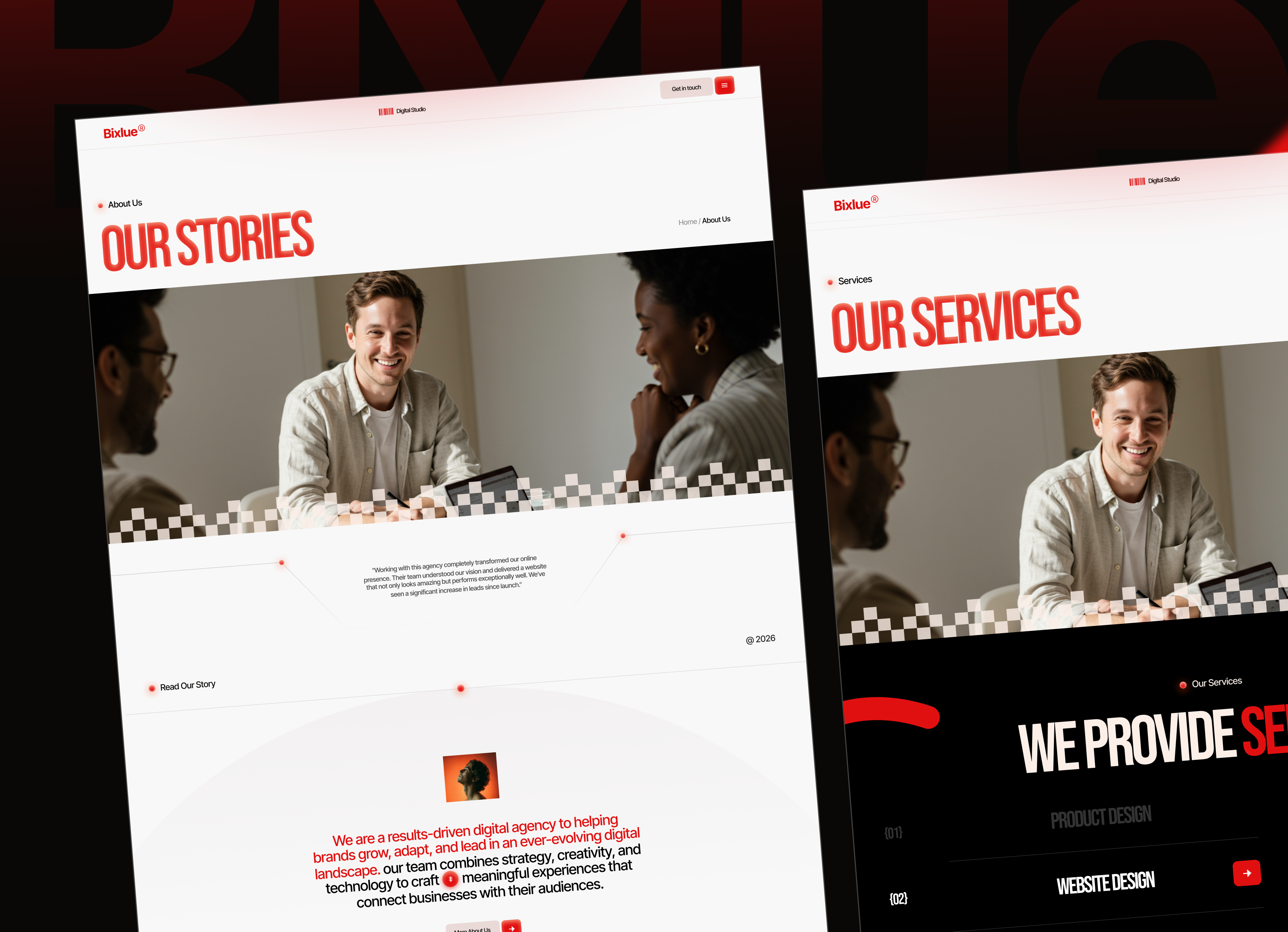 Bixlue – Creative Digital Agency Webflow Template