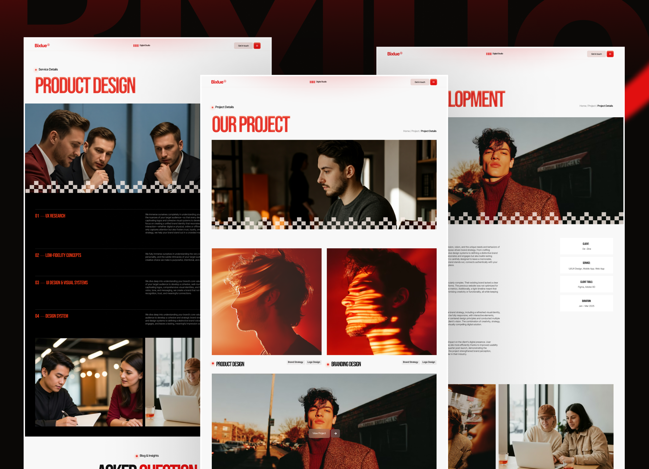 Bixlue – Creative Digital Agency Webflow Template
