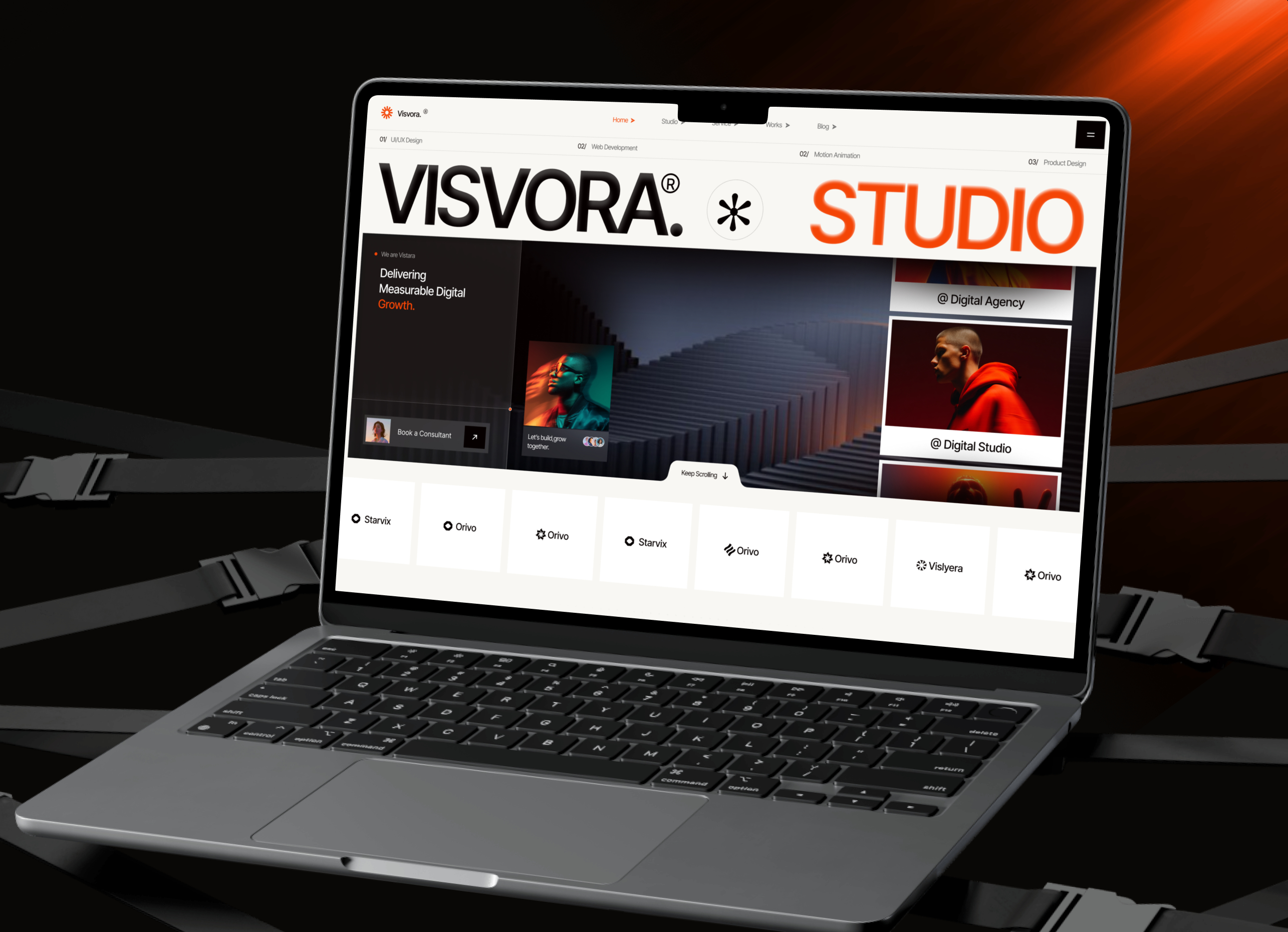 Visvora – Creative Agency Webflow Template