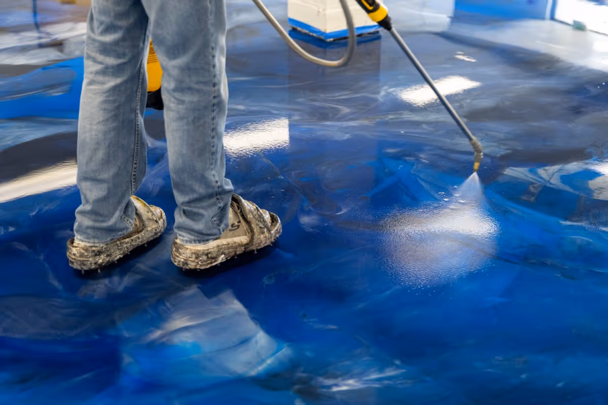 Metallic Epoxy Flooring In Los Angeles