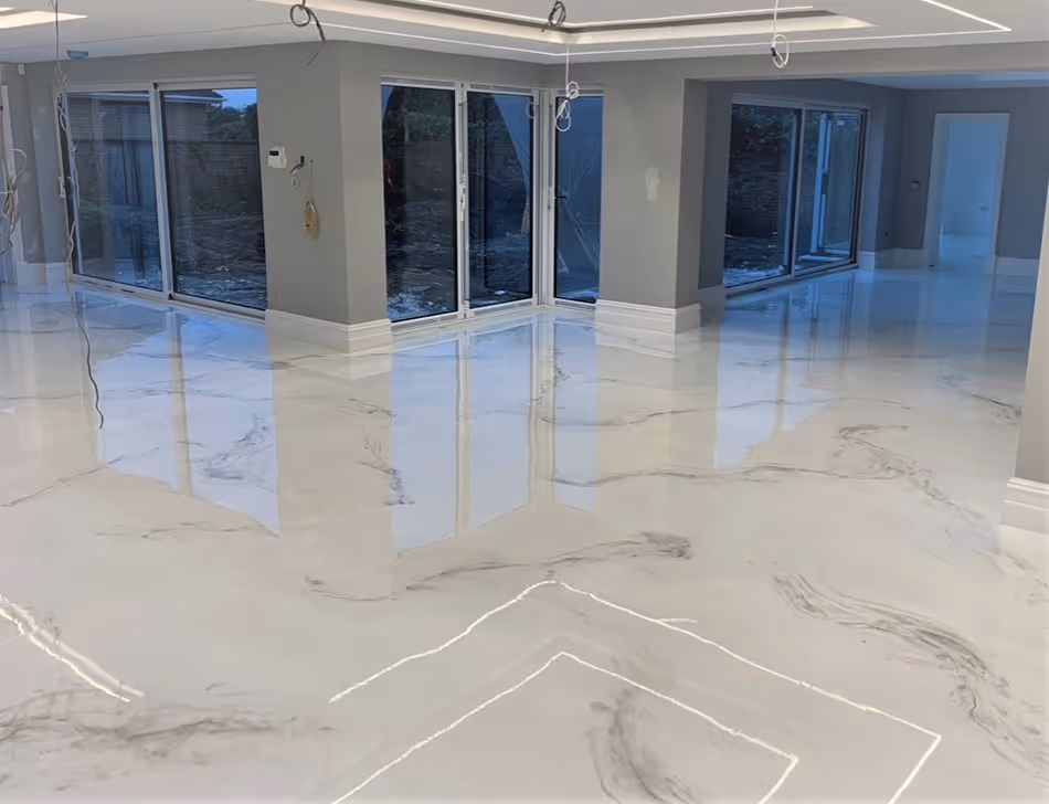 Residential Metallic Epoxy Floors in Los Angeles