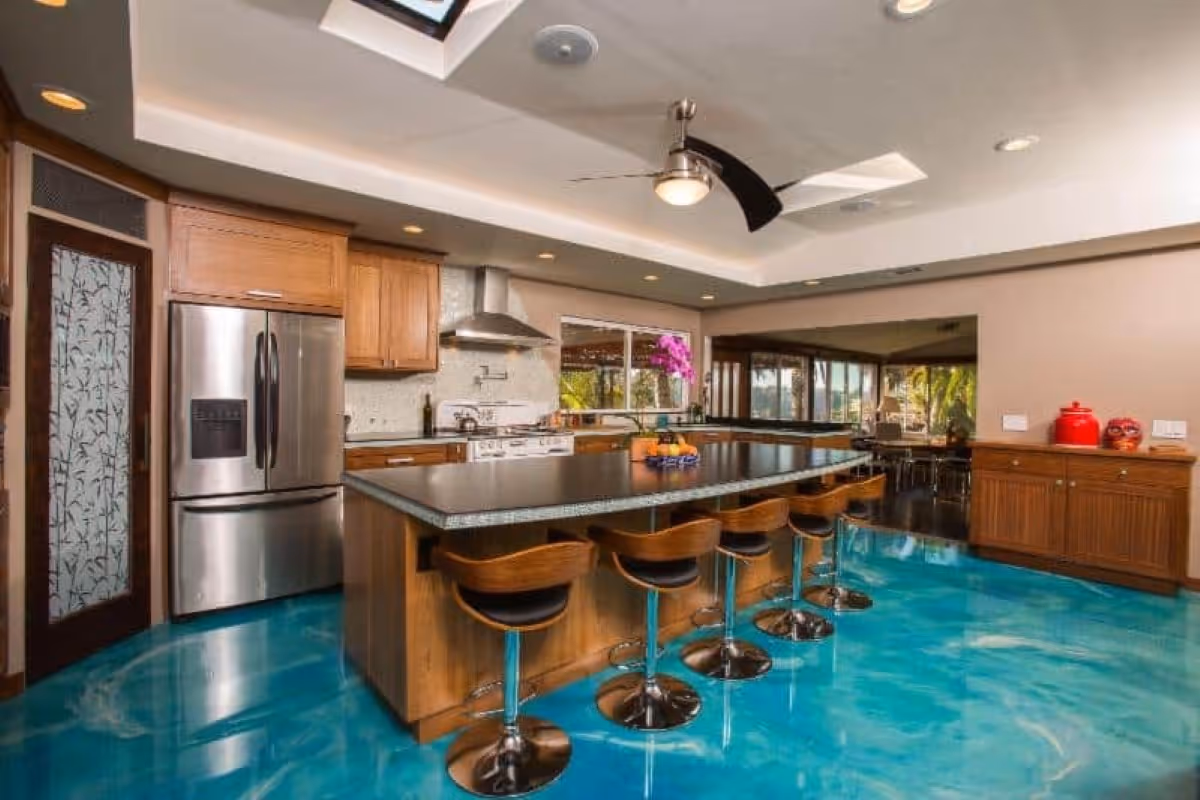 Residential Metallic Epoxy Floor