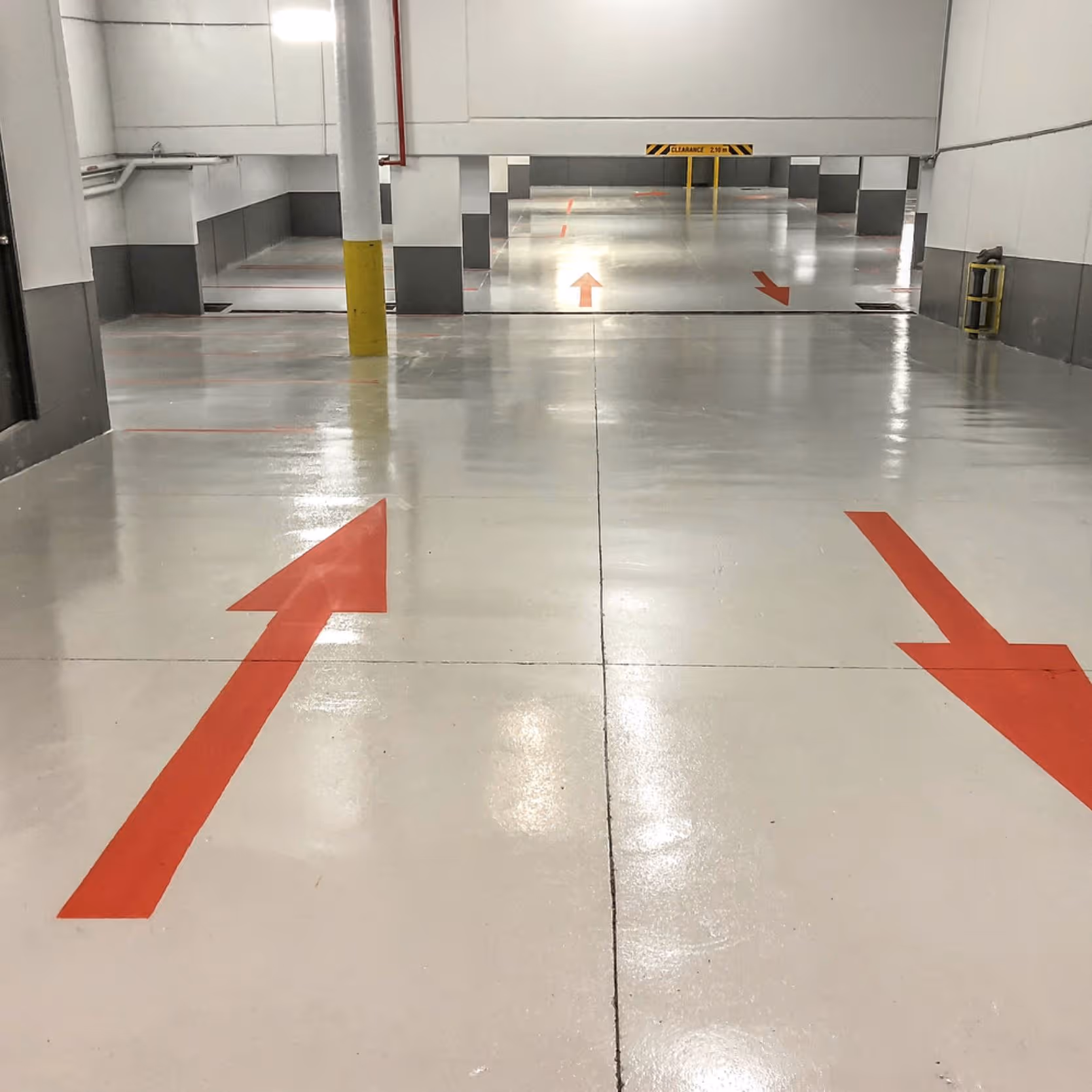 Solid Color Epoxy Flooring