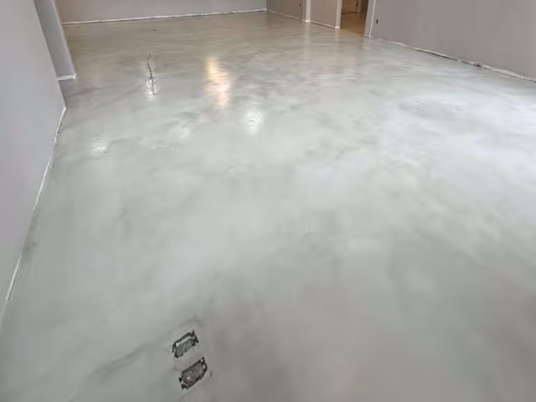 Microcement Flooring in Retail Space