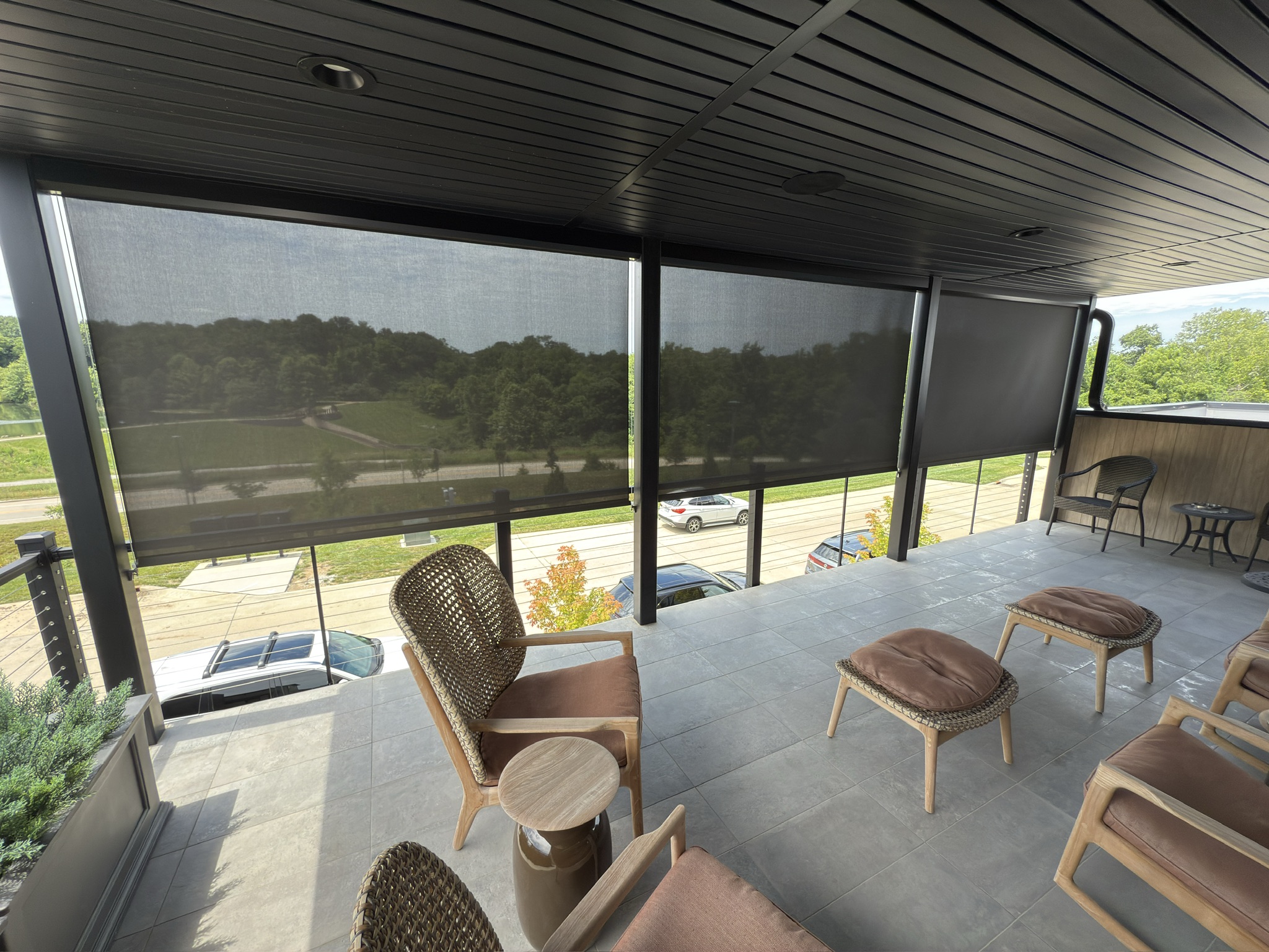 Patio Shades Down