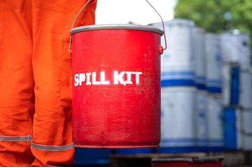 Technician in a mask smiles, breathing easy with GMG’s air quality standards