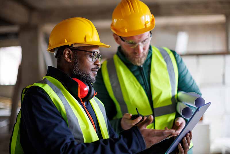 Mechanic responsibly refilling fluids, mindful of GMG's hazardous material protocols