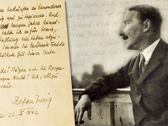 "מולדתי איבדה עצמה לדעת": שטפן צווייג נפרד מחייו