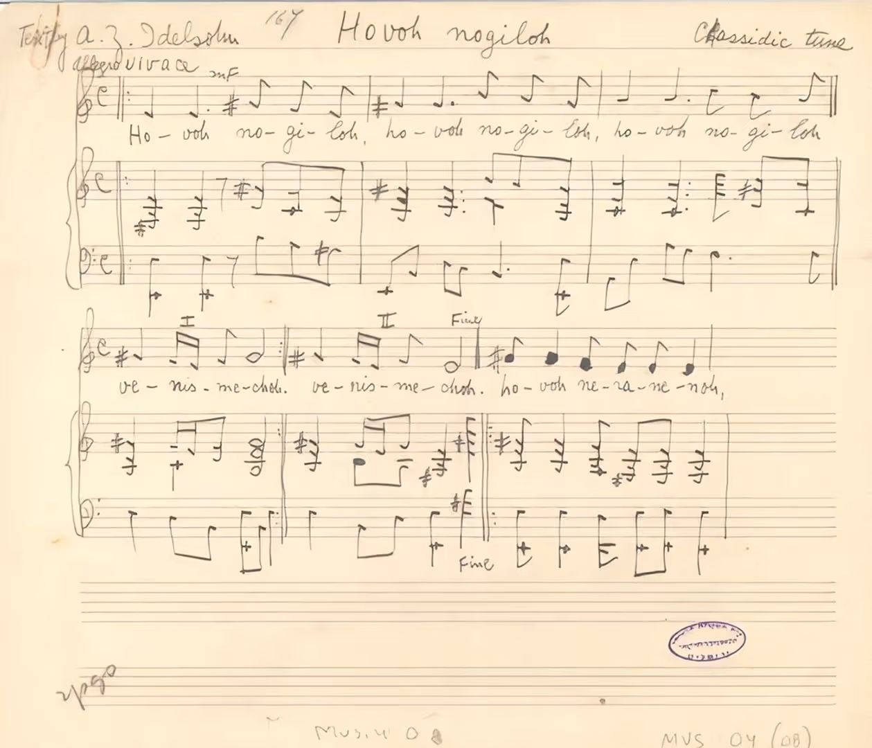 Where Allenby Meets Balfour – The Birth of Hava Nagila