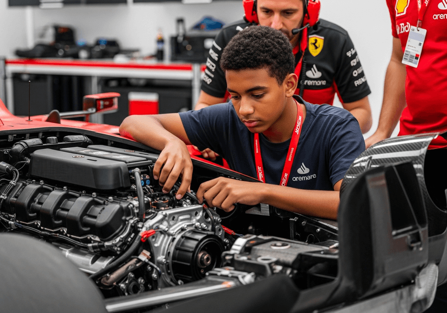 Para los jóvenes apasionados por la velocidad y la tecnología, existen programas especializados que ofrecen el primer contacto con esta fascinante industria.