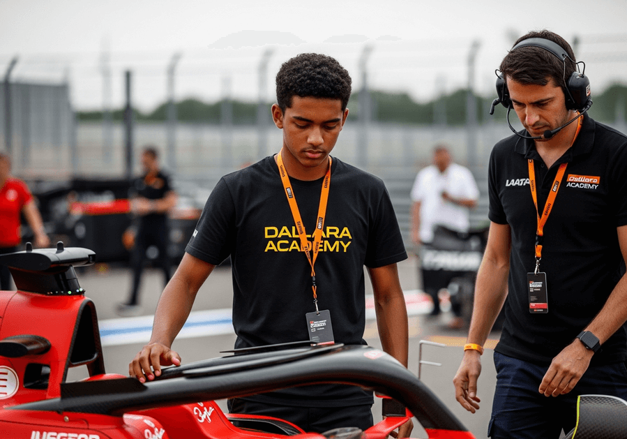 En Italia, la cuna de Ferrari y Dallara, los jóvenes de 15 a 18 años pueden sumergirse en los secretos de los coches de Fórmula 1 a través del programa de ingeniería de carreras de la reconocida Academia Dallara de Parma.
