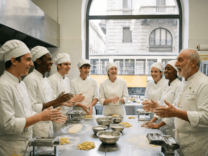 O Italian Gastronomic Arts Summer Campus é um programa intensivo de duas semanas em Milão que está redefinindo como jovens de 15 a 18 anos descobrem seu potencial na culinária.