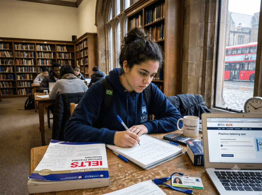 Jovens de 16 a 20 anos que planejam candidatar-se a universidades britânicas nos próximos dois ciclos chegam a um ponto comum: precisam de mais do que inglês