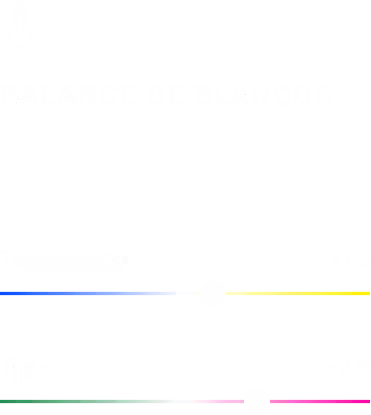 BALANCE DE BLANCOS editor