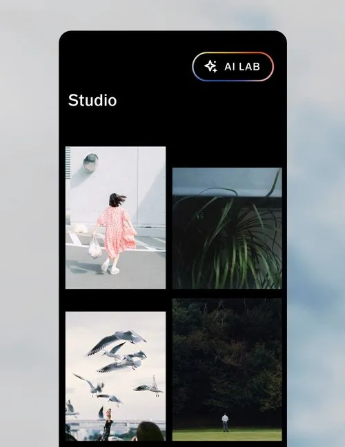 AI Lab in VSCO editor app