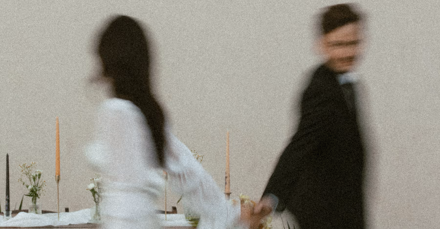 Motion blur at wedding