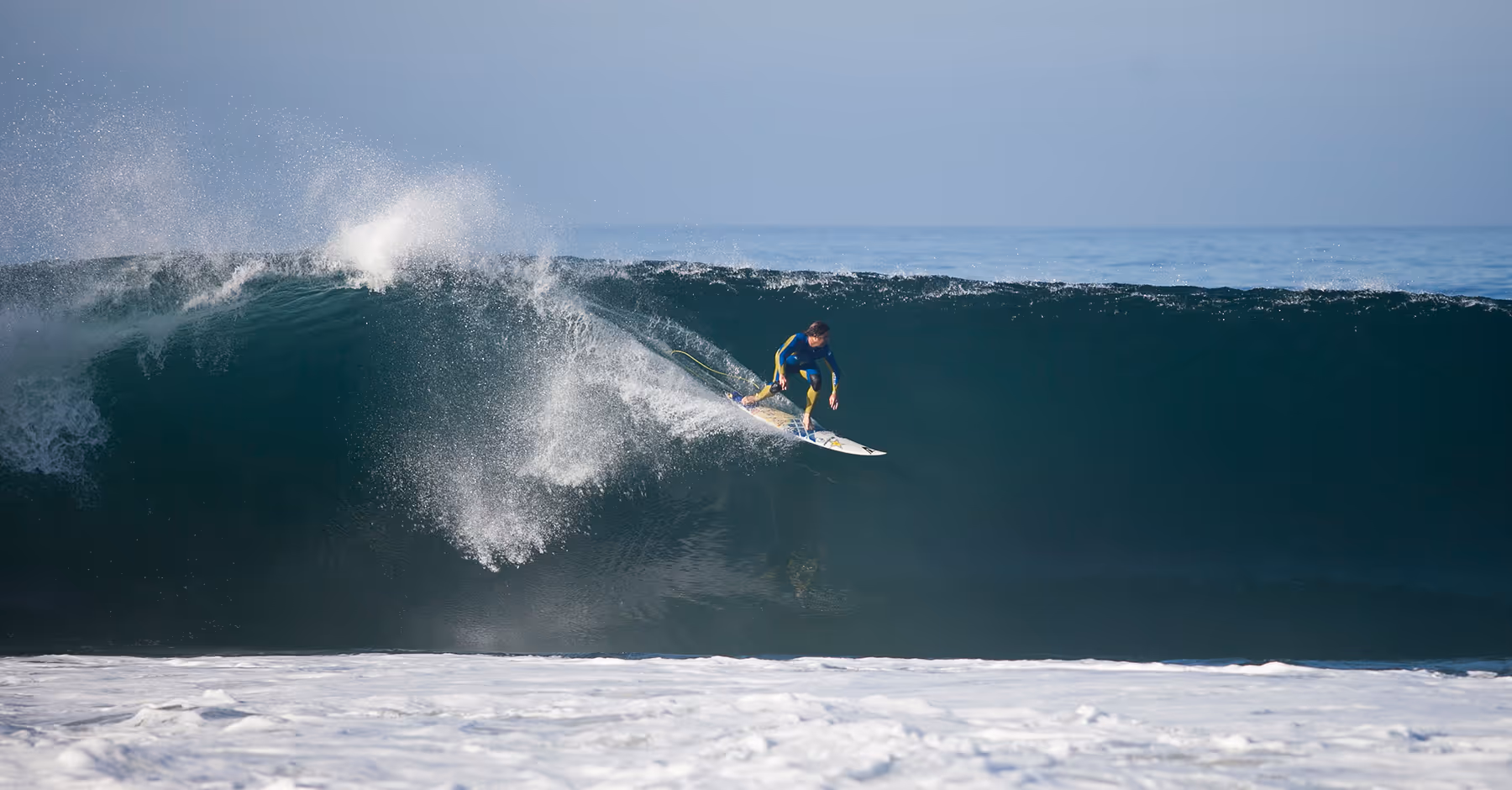 Slow motion surfer video