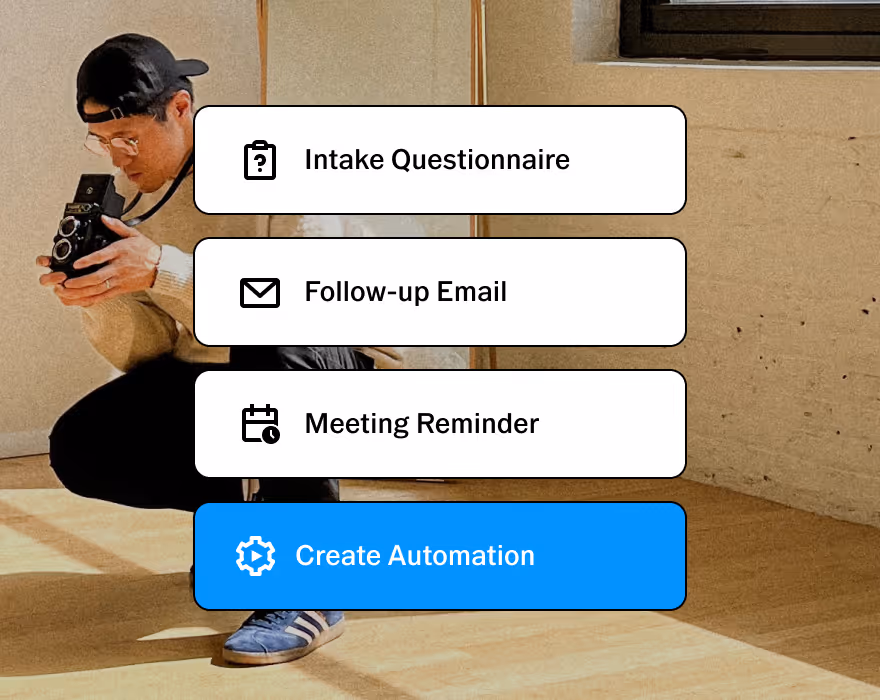 CRM automatizado para fotógrafos
