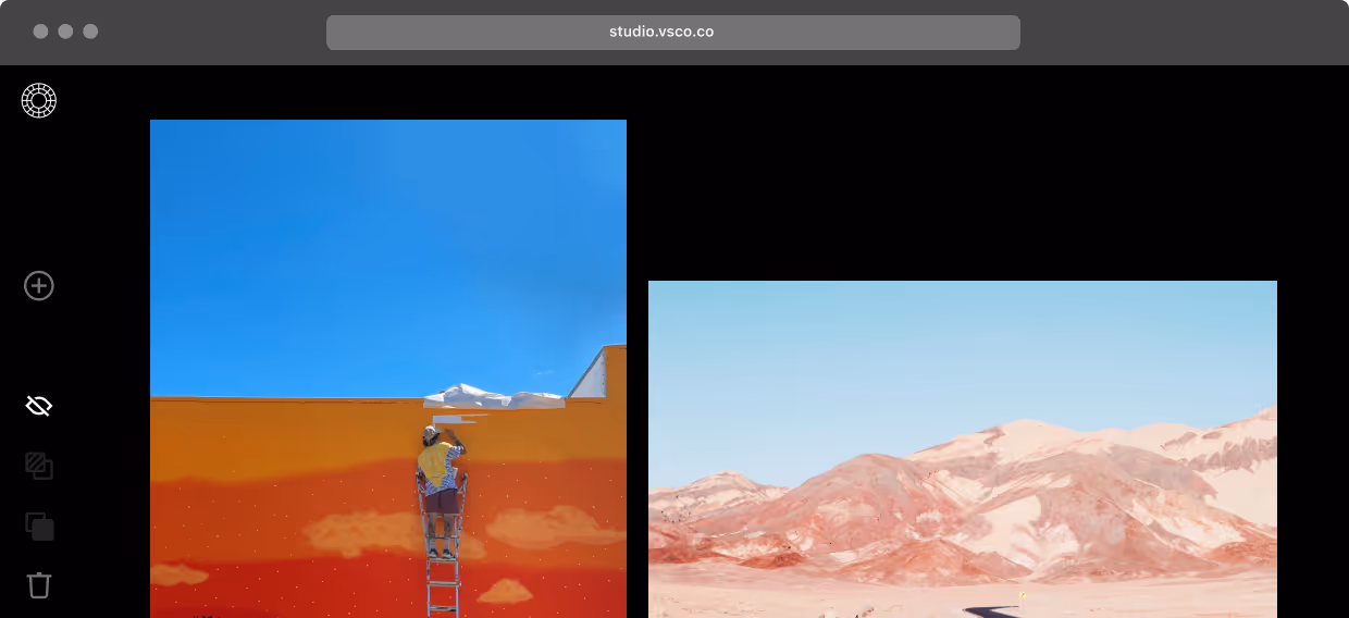 Vintage photo filters online