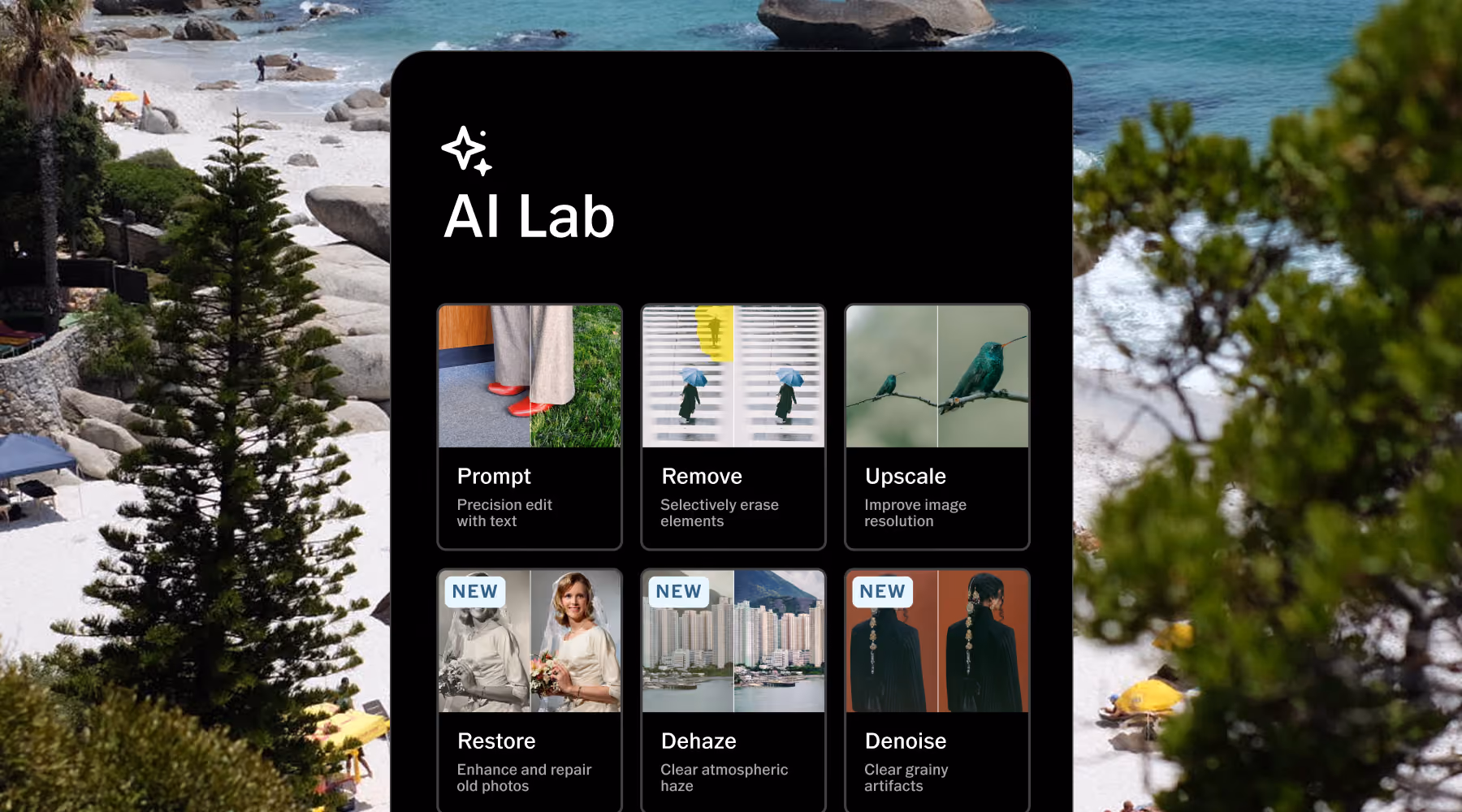 AI editing tools in VSCO