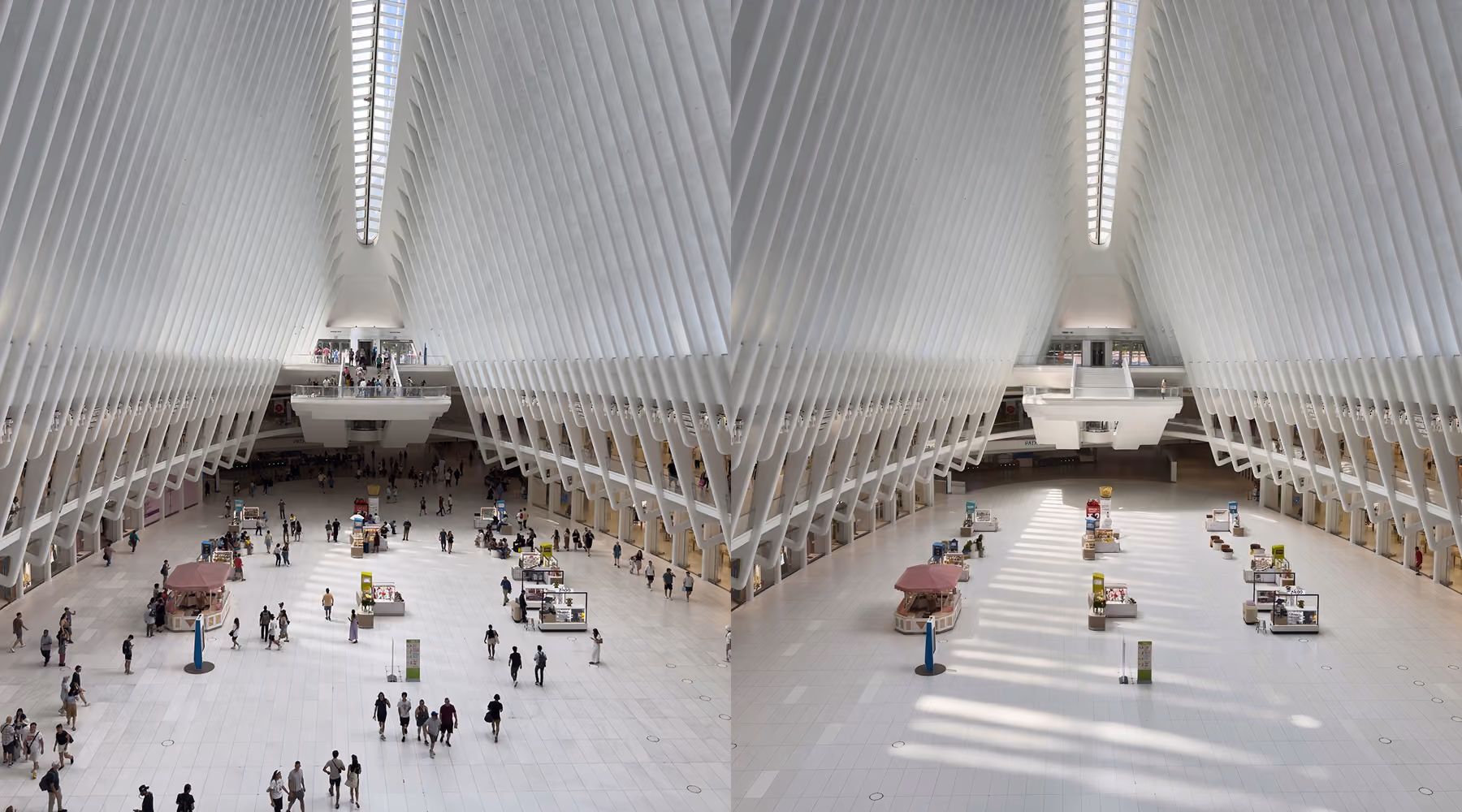 Crowd removed from interior using AI Simplify