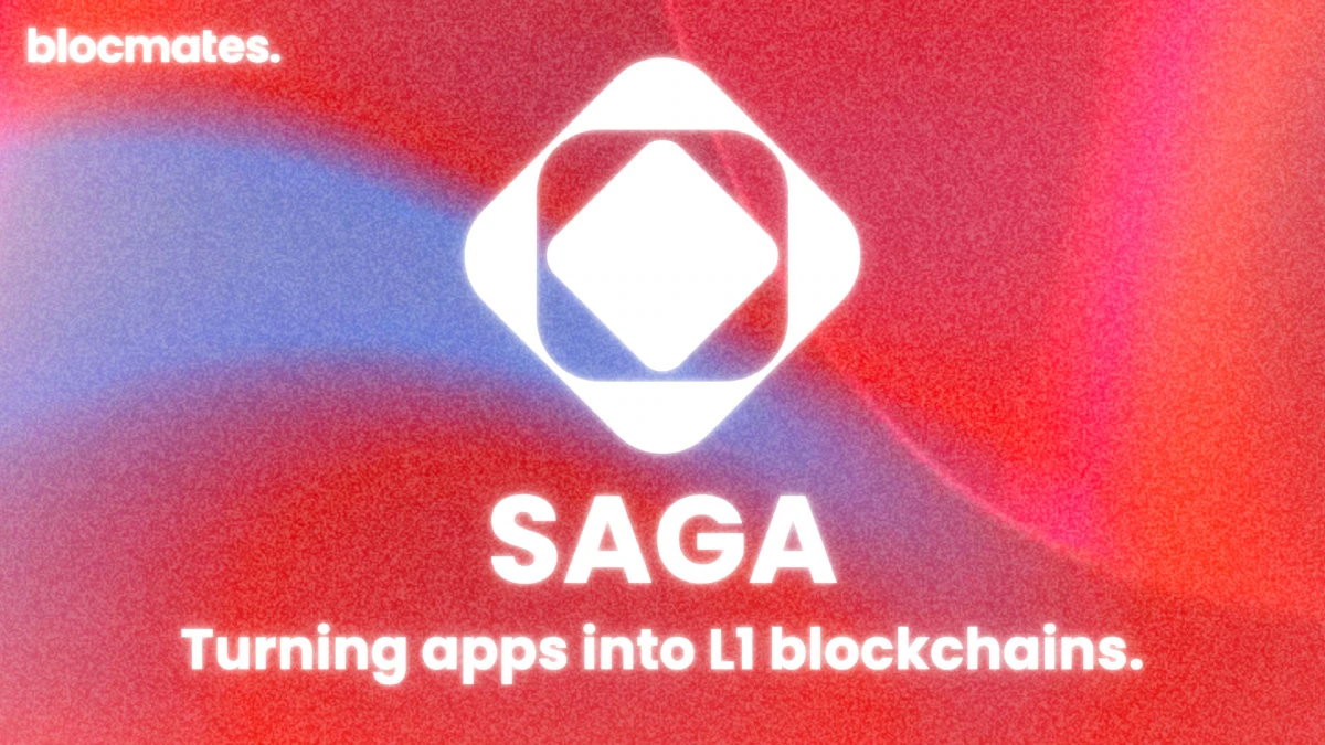 Saga: Turning Apps Into Layer-1 Blockchains